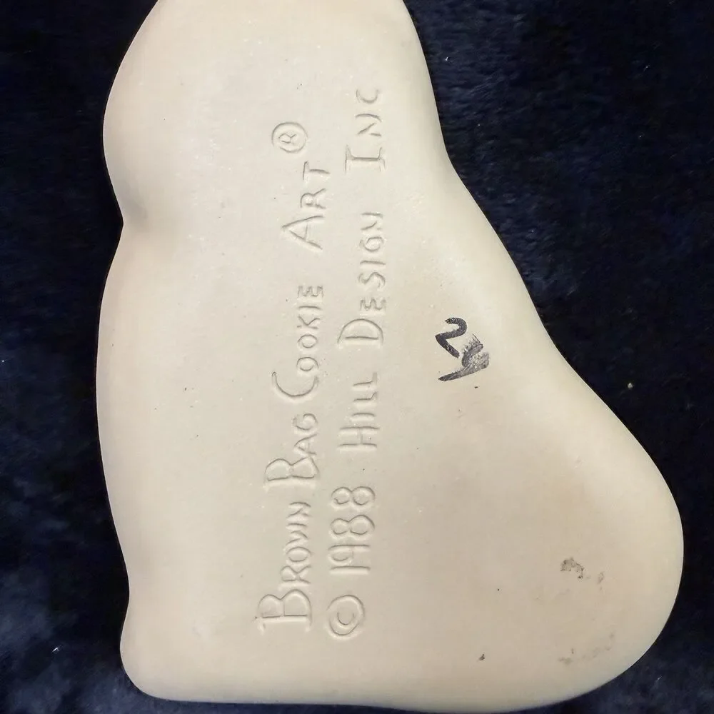 Brown Bag Cookie Art Molds Spot the Dog & Mama Kitty Cat Set of 2 Vintage 1988